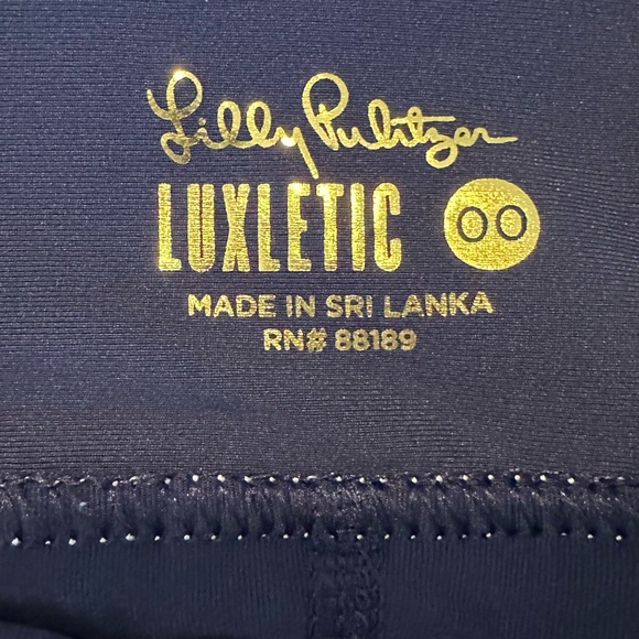 Lilly Pulitzer High Tide Navy Gday Mate Golf Luxletic Monika Skort UPF 50 - Picture 5 of 10